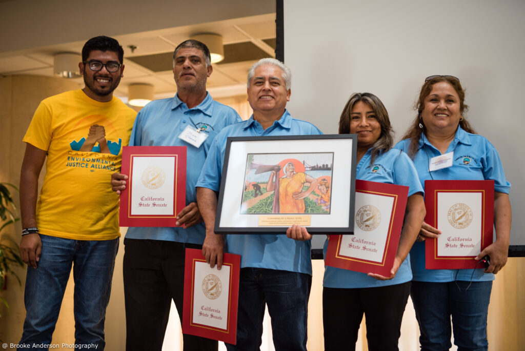 Committee for a Better Arvin Receiving CEJA Award